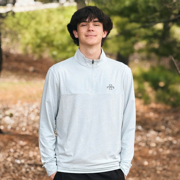 Jack and Sage I-State Gray Quarterzip
